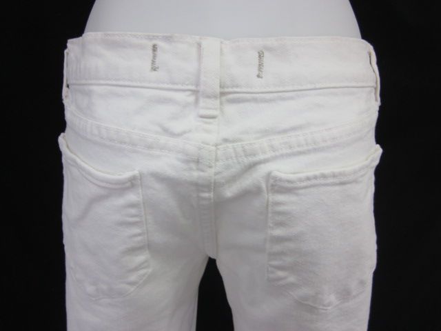 DENIM INK White Bootcut Denim Pants Jeans Sz 27  