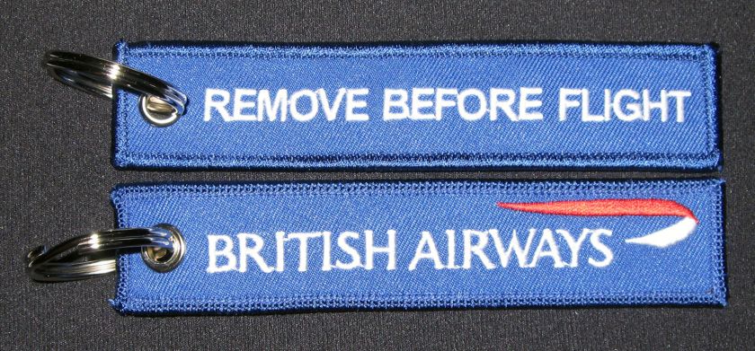   speedbird Keyring Bag Tag Remove Before Flight style UK Airline  