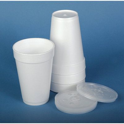 Medline Styrofoam Cup Cups Foam 16 oz x 1000  