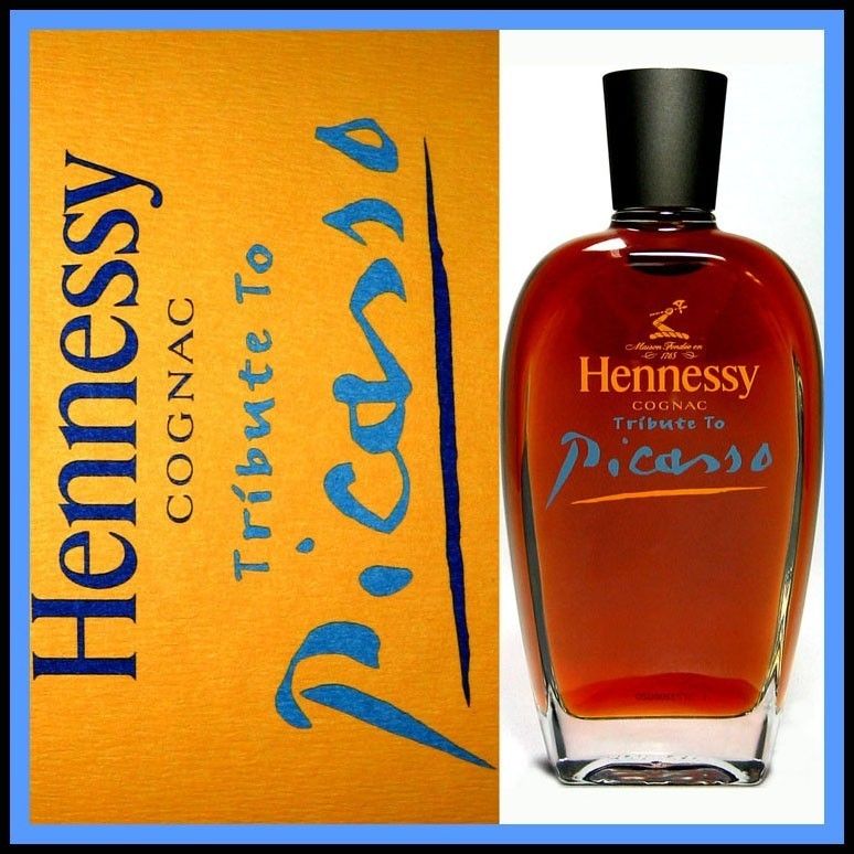 Rare Hennessy Cognac Tribute to Picasso 350 ml 35 cl Boxed Collectable 