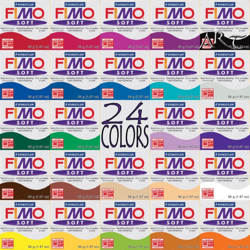  97 oz) FIMO Soft Polymer Clay   pâte à modeler / Pasta Para Hornear