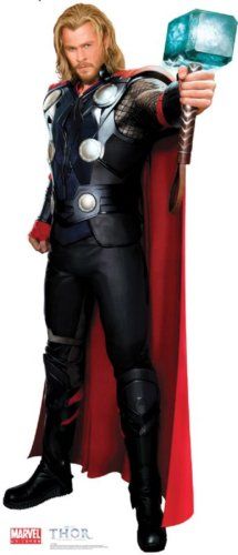 Brand new Lifesize (66 tall) standup of CHRIS HEMSWORTH as THOR from 