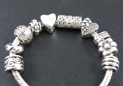   Tibetan Silver Nice Spacer Beads Fit European Charm Bracelet #fm126