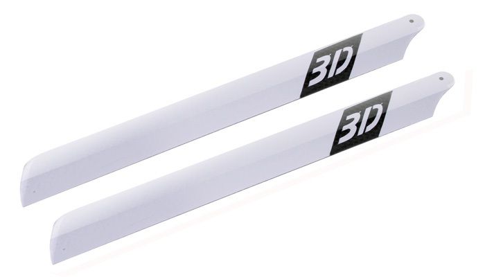 205mm Carbon Fiber blades for 250 Class RC Helicopter  