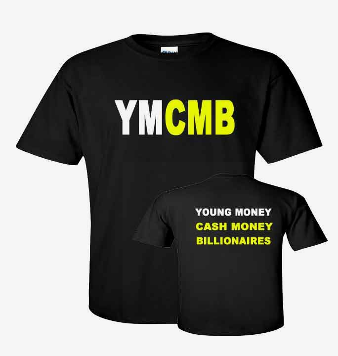   YOUNG MONEY LIL WEEZY Wayne HIP HOP RAP T shirt sizes S 5XL  