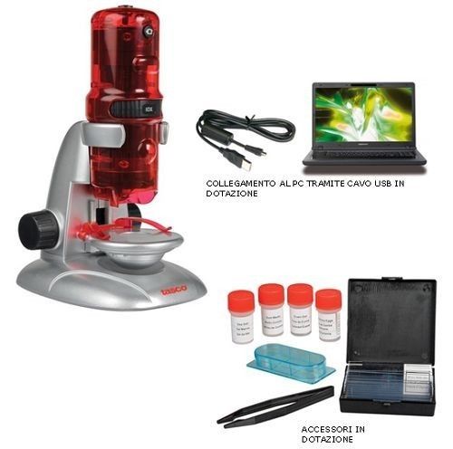 Digital USB Microscope 10x, 60x, 120x(or 200x) for Gem Test by Tasco 