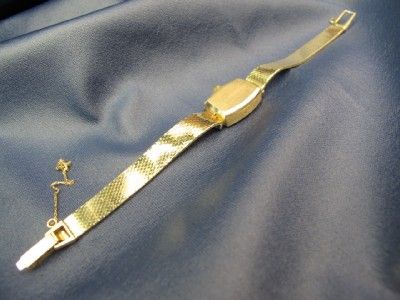 Ladys Vintage 14kt Gold ROLEX 17 Jewel Manual Watch w/ Diamonds **AS 