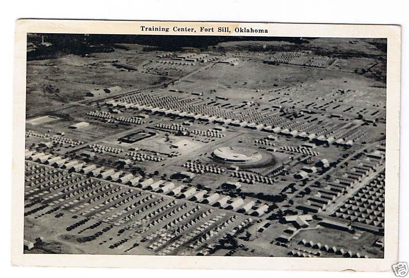 Training Center, Fort Sill, Oklahoma, Postcard 1942  