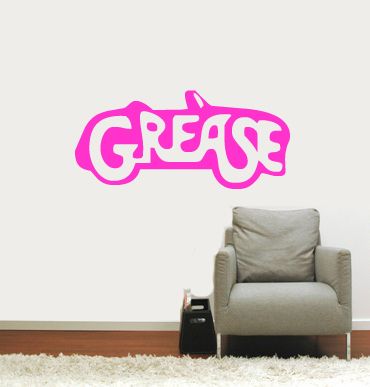 Grease Movie Wall Vinyl Mural Art Sticker/Decal  